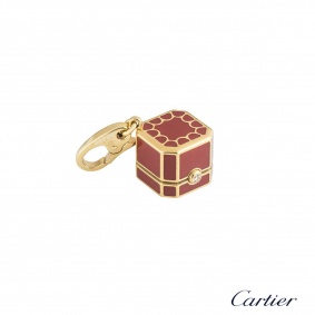 Cartier Yellow Gold Box Charm